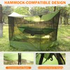 AYAMAYA Camping Tarp with Mosquito Net, Large Size 18 x
