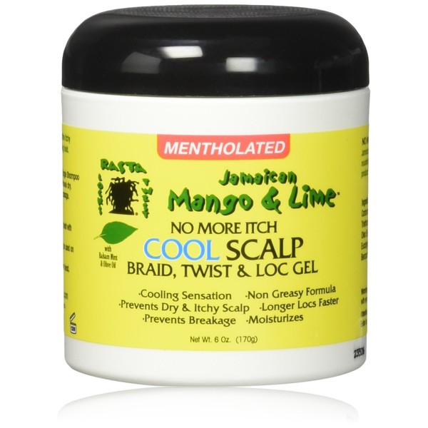 Jamaican Mango & Lime No More Itch Cool Scalp Braid Twist & Lock Gel, 6 Oz