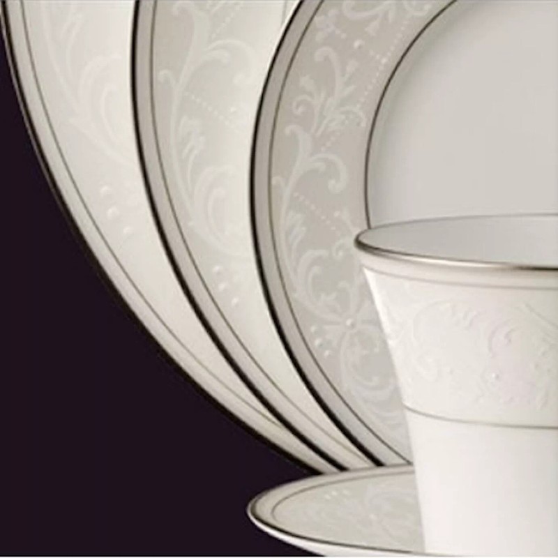 Nikko Bone China Pearl Symphony 5 Piece Setting BRAND NEW