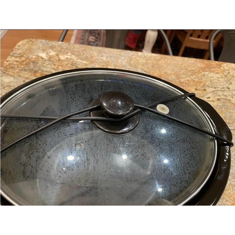 Gentle Black Silicone Lock Strap for Hamilton Beach Slow Cooker