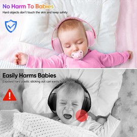 Baby Headphones for Noise - [Upgraded Baby-Friendly Version] Baby Ear Muffs Noise Protection - Baby Noise Cancelling Headphones - Baby Ear Protection for 3 Months to 2 Years