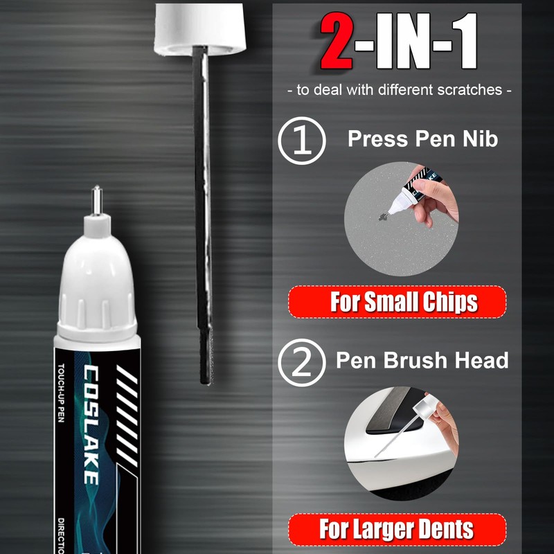 COSLAKE Car Touch Up Paint(Obsidian(212)) for Lexus, Car Paint Scratch