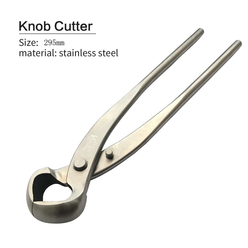 vouiu 3-Piece Bonsai Tool Set,11inch Concave Cutter,11.5inch Knob Cutter,7.5inch Bonsai