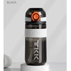 TKK Kids Water Bottle for School with Silicone Straw &