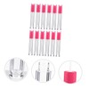 Beavorty 12pcs Empty Lip Gloss Tubes with Rubber Stoppers for