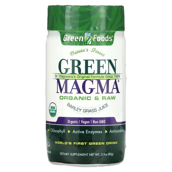 Green Foods Green Magma, Barley Grass Juice Powder, 2.8 oz (80 g)