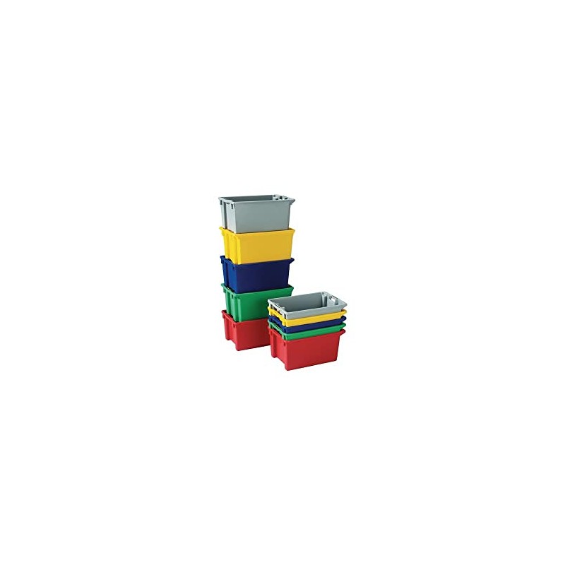 Drehstapelbehälter 6l PP rot 0,4kg L.300xB.200xH.150mm