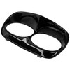 XMMT Gloss Black Motorcycle Headlamp Headlight Bezel Scowl Trim Outer