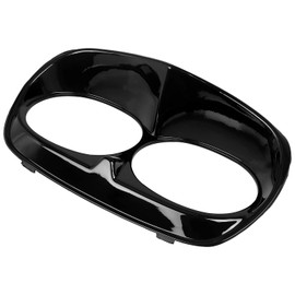 XMMT Gloss Black Motorcycle Headlamp Headlight Bezel Scowl Trim Outer Fairing for Harley Road Glide 1998-2013…