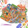 1 Sets DIY 3D Fun Large Size House Sticker Scenes