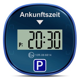 Gooofly Gooofly Chrono Pro - Elektronische Parkscheibe - Automatische Parkscheibe Elektrisch Mit Zulassung - Parkscheibe Auto Parkuhr - Digitale Parkscheibe Mit 3 Zeitmodi (1, Blau)