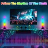 Monemey RGBIC LED Light Bar Pack of 2, TV Backlight,
