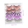 Mikinona 5 Pairs Eyelashes Cosplay Lash Extensions Comfortable Lightweight False