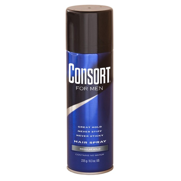 Consort For Men Hair Spray Regular Hold 8.3 oz (Pack of 12)