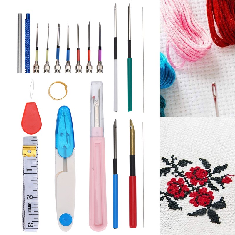 Professional Punch Needle Knitting Embroidery Pen Set for Sewing Felting