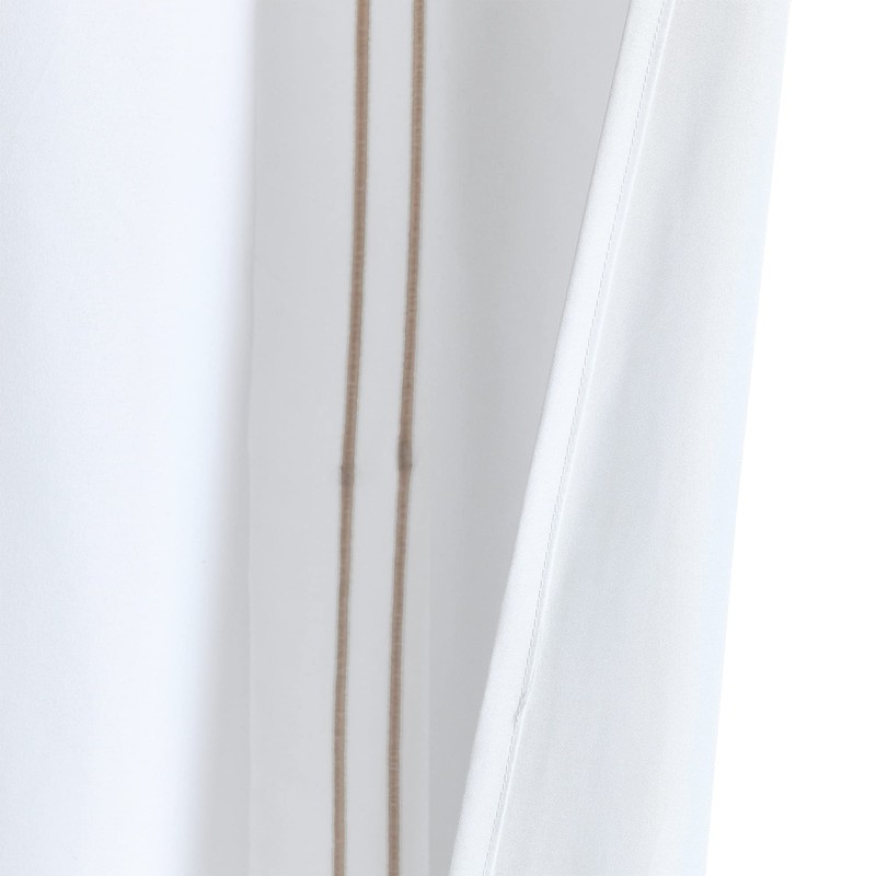 Lush Decor Hotel Collection Shower Curtain, 72" x 72", White