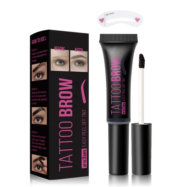 Generic 2PCS Eyebrow Tattoo Brow Tint Dark Brown – Eyebrow
