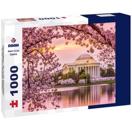 Noah Jigsaw Puzzle Washington, DC at The Tidal Basin and Jefferson Memorial During The Spring Cherry Blossom Season 1000 Pieces