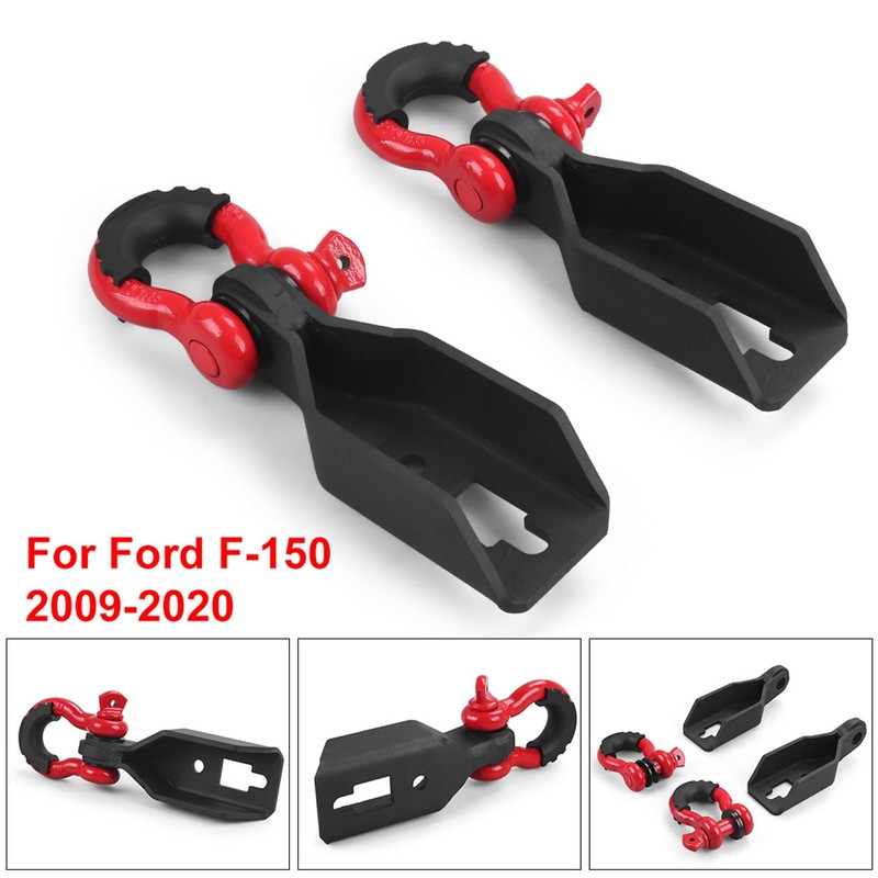 Dyno Racing Front Tow Hook Shackle Mount Kit Compatible with