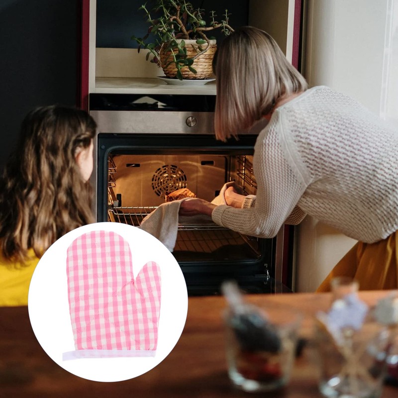 Hemoton Oven Gloves Mini 2 Pieces Oven Gloves for Children