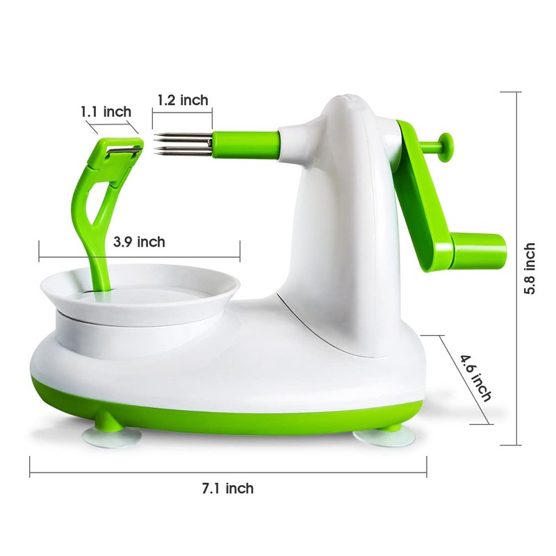 Upgraded Apple Peeler and Corer for Apple Pear Citrus Manual