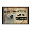 PR Print Royal Doormat Pets with Dog Picture Akita -