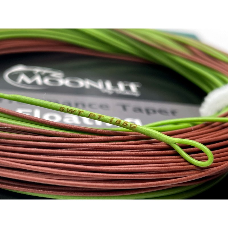 Moonlit Performance WF Taper Floating Fly Line (Olive & Brown,