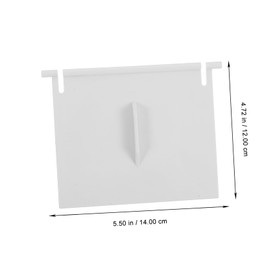 SUPVOX Pool Skimmer Flap, Plastic Door Flap, White, Replacement Flap for Above Ground Pool, Easy to Install, Prevents Water Backflow