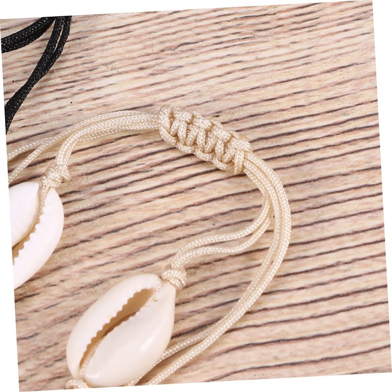 ABOOFAN 3sets Beautiful Shell Anklet Bracelet Alloy String Bracelet Occasion