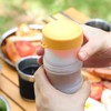 Lafuntar Tea Coffee Sugar Canisters Small for Camping, Camping Seasoning