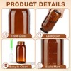 CARBLIN Half Gallon Amber Mason Jars, 3Pcs 64oz Canning Container