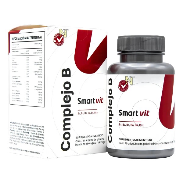 Complejo B (75 Cápsulas De 650 Mg C/u) Smart Vit