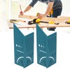 2PCS Multifunctional Woodworking Ruler 3D Angle Measuring Gauge Measuring Tools