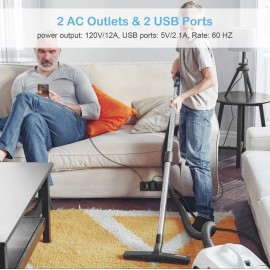 CCCEI Furniture Recessed Power Strip, Power Outlets, Desk Outlet with USB, Authoritati