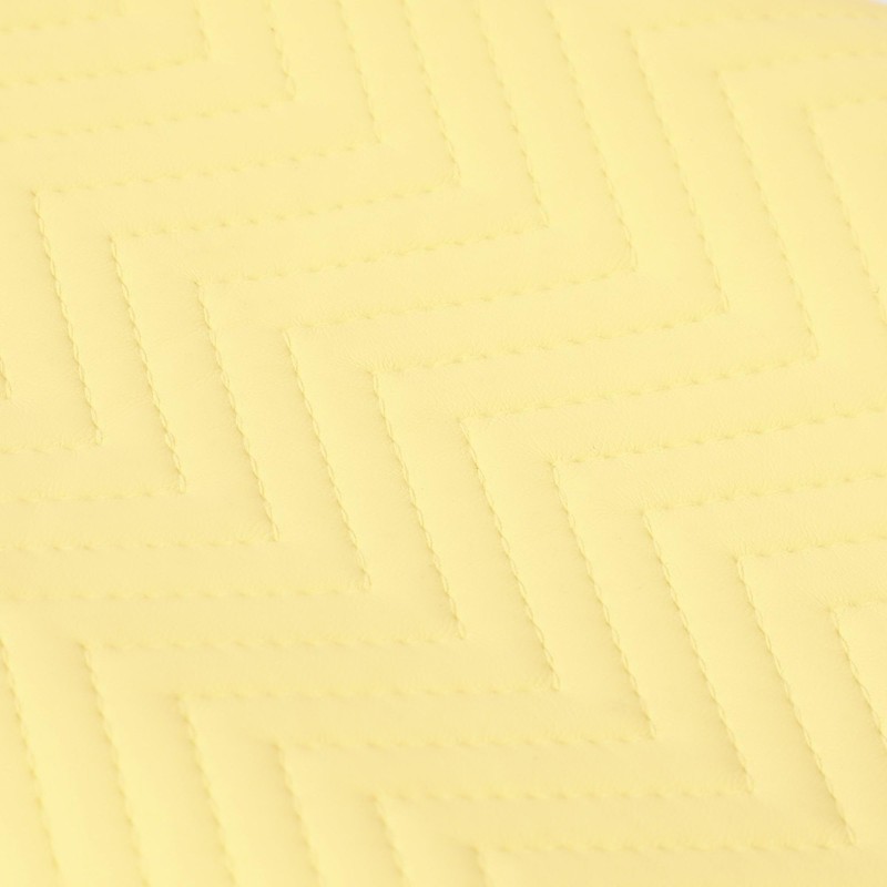 Francfranc Quilted Hanging Tissue Cover Yellow Tissue Case Wall Hanging