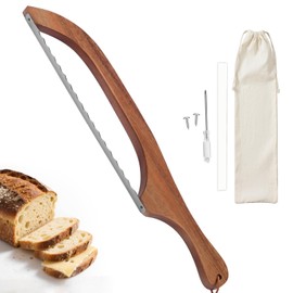 Jingsurn Sourdough Bread Knife,15.7" Sourdough Knife for Homemade Bread, Breadknives with Protective Cover and Storage Bag