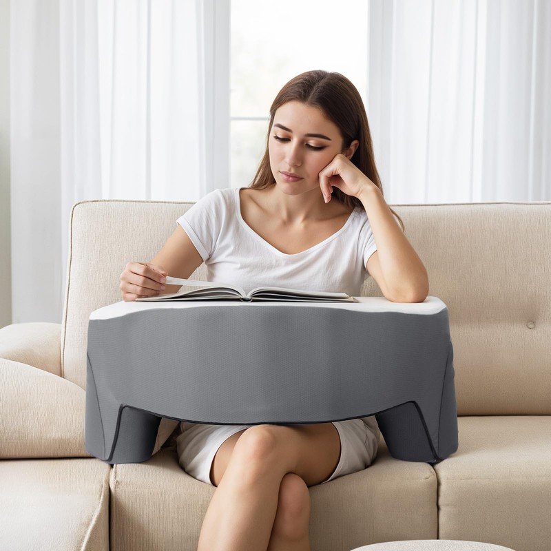 Ergonomic Lap Desk Pillow with Cooling Memory Foam – Gaming