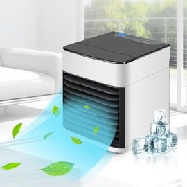 Mini USB Portable Air Cooler Small Air Conditioner Mini Fan Humidifier Home Dormitory Office Air Cooler
