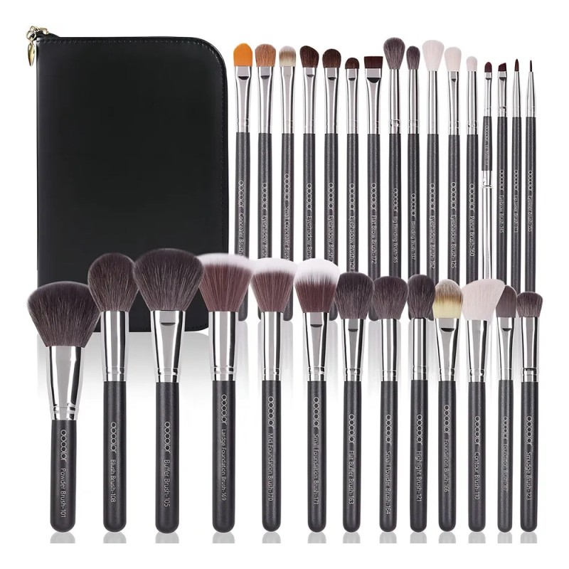 Juego De Brochas De Maquillaje Docolor Profesional, 29 Pzas Color