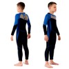 HISEA Neoprene One Pieces Long Sleeves Kid Boy Wetsuit Diving