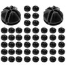 Dailydanny Wire Cube Plastic Connector 50Pcs Wire Grid Cube Organizer