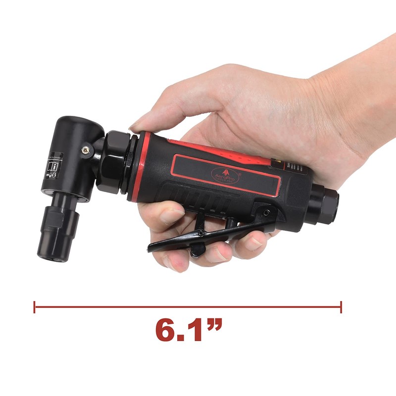 AEROPRO TOOLS 1/4-Inch Angle Pistol Grip Air Angle Die Grinder