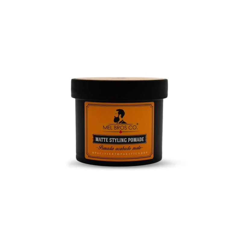 Mel Bros Matte Styling Pomade Pomada Acabado Mate Extra Fijación