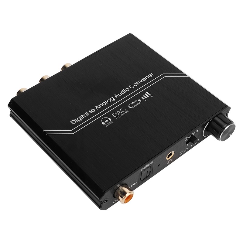 192KHz Digital to Analog Sound Converter with Volume Adjustment Digital