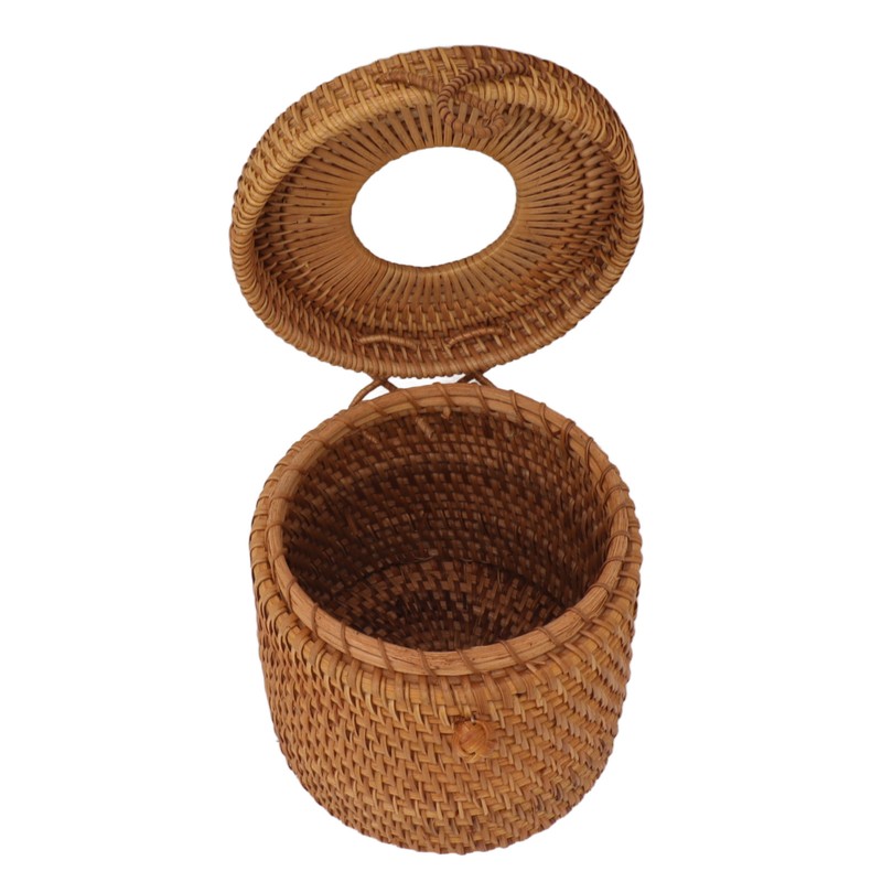 Rectangular Rattan Tissue Box Cover Rattan Woven Tissue Box Holder