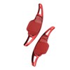2pcs Steering Wheel Shift Paddle Extension Red ABS Replacement for