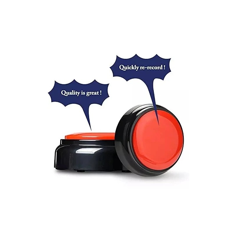 Neutral Voice Recording Button Easy Button Record 30 Seconds Talking