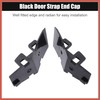 ACROPIX 4 Pcs Car Door Pull Strap End Cap Repair