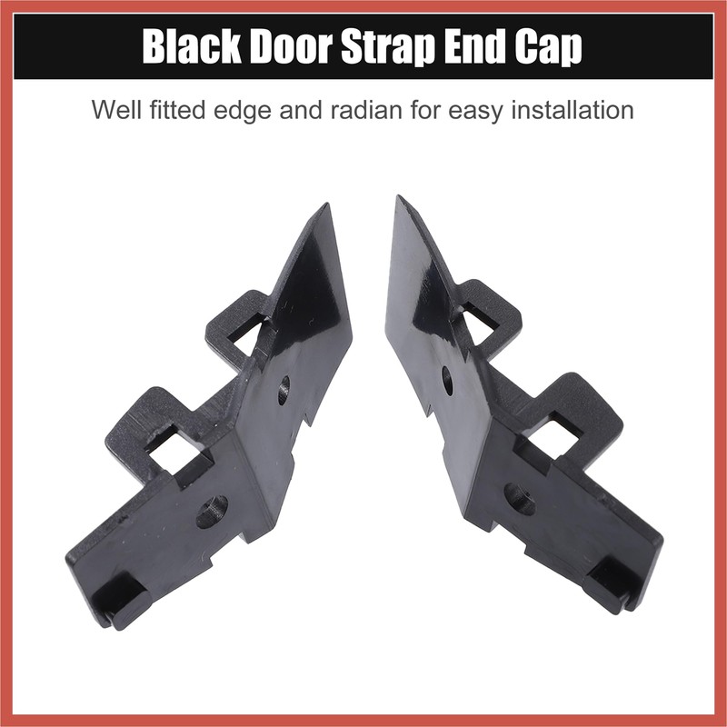 ACROPIX 4 Pcs Car Door Pull Strap End Cap Repair