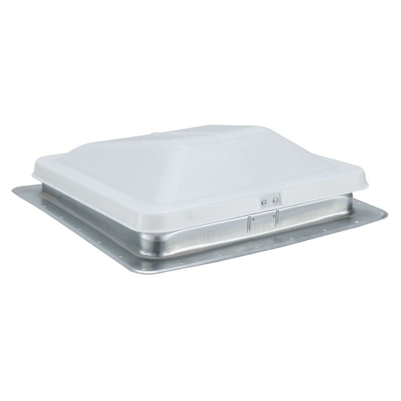 Heng's 14" RV Roof Vent Kit with Butyl Tape White